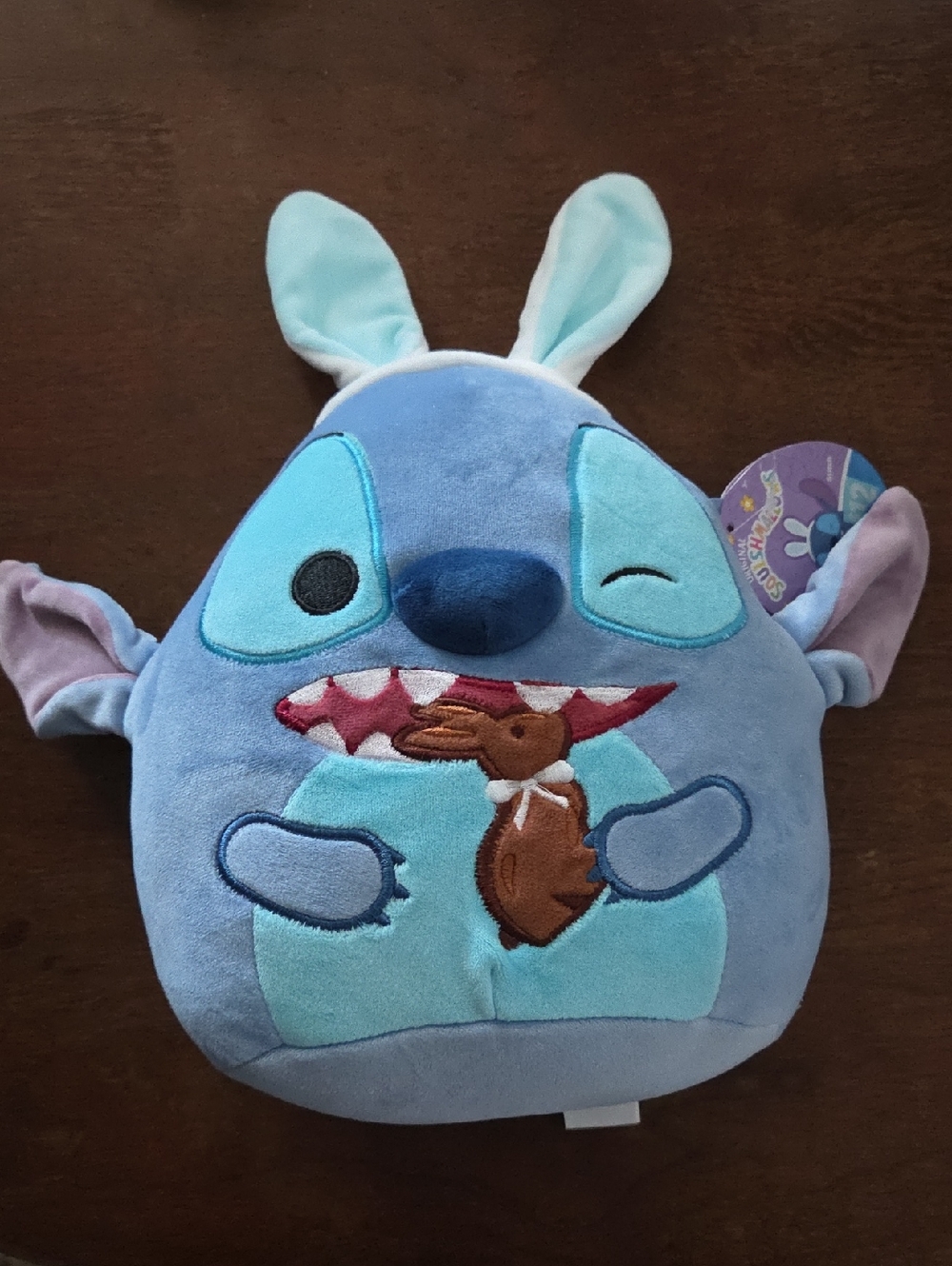 Blue Bunny Plush Kids Toy - Soft Huggable Companion